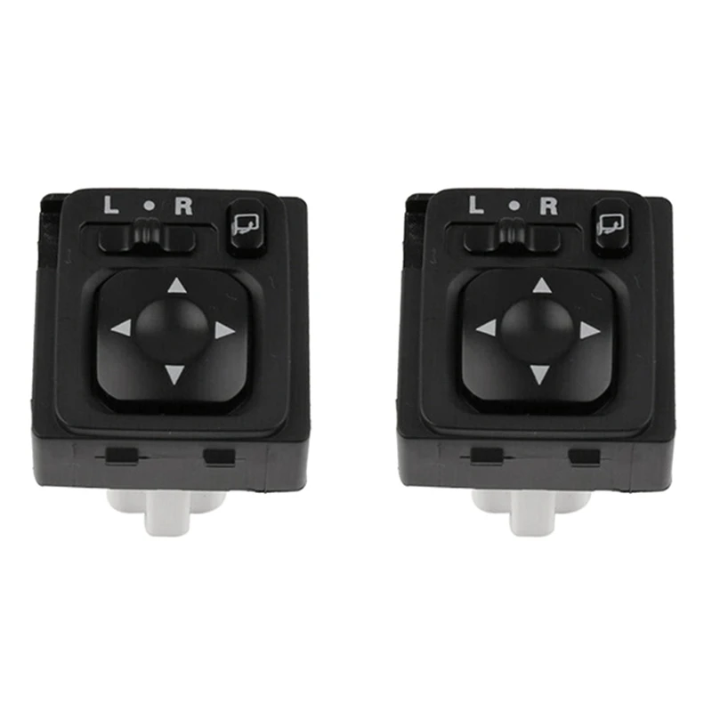 

2 шт., кнопка переключателя для зеркала заднего вида