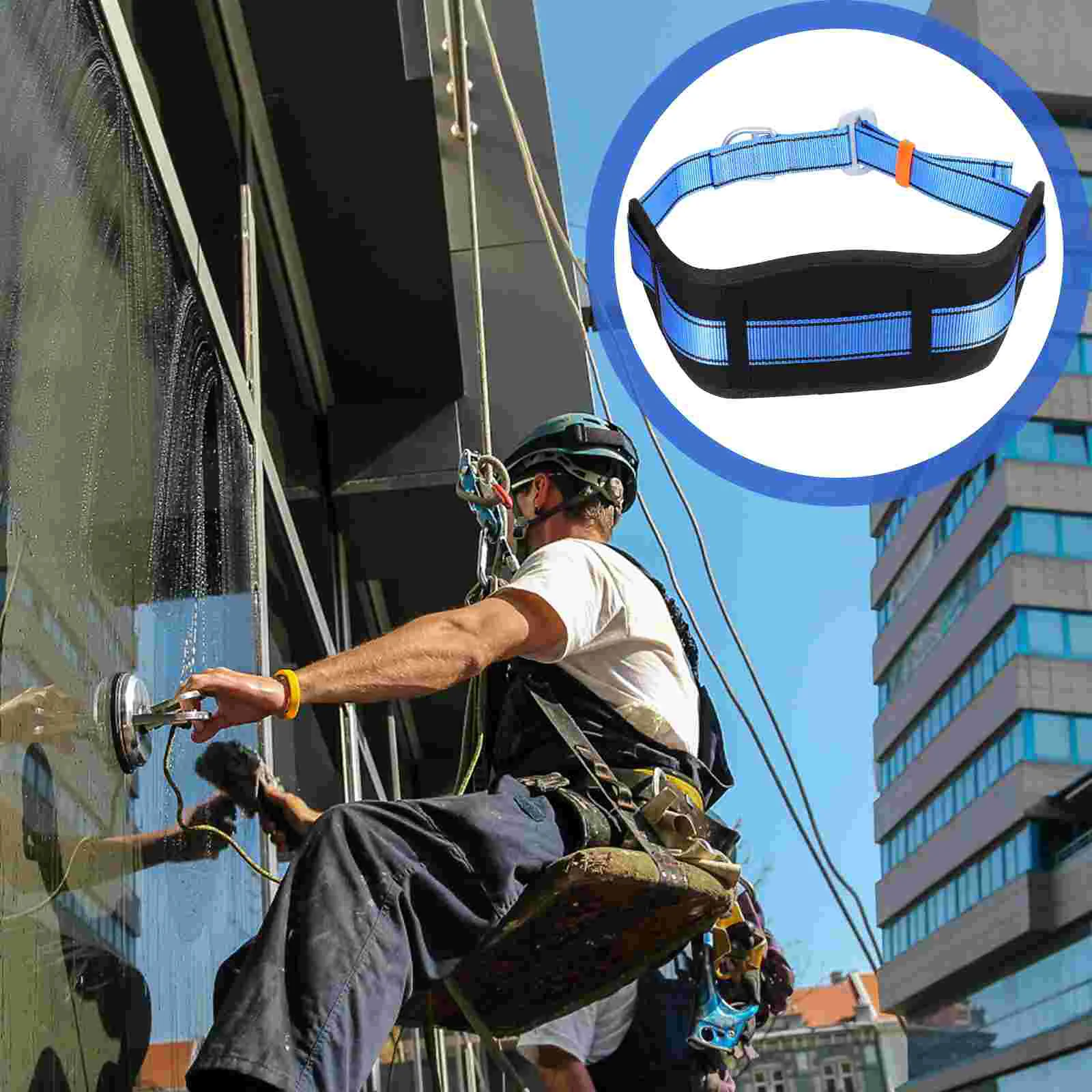 

Thicken Climbing Harness Body Safety Belt with Waist Pad for Tree Climbing