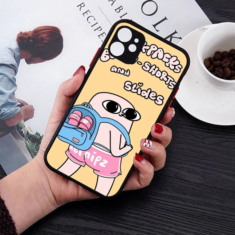 K-Ketnipz мультяшный чехол для телефона iPhone 14 11 12 13 Mini Pro Max 8 7 Plus X XR XS MAX Прозрачный