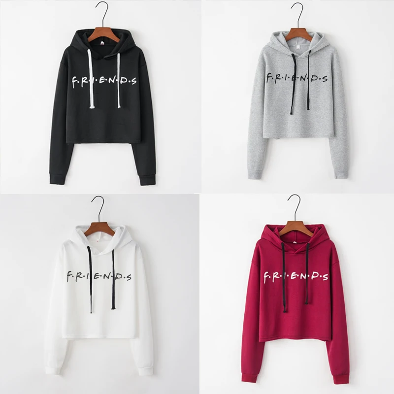 

50% Sale 2022friends letter printed long sleeve Hoodie