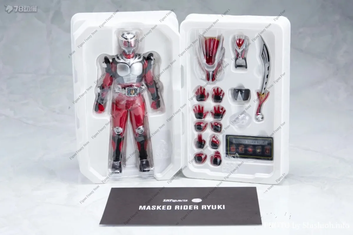 Фото Распродажа: Оригинальная коллекционная фигурка Bandai SHF Kamen Rider Ryuki, подвижная фигурка, декоративная игрушка, подарок для ребенка №3