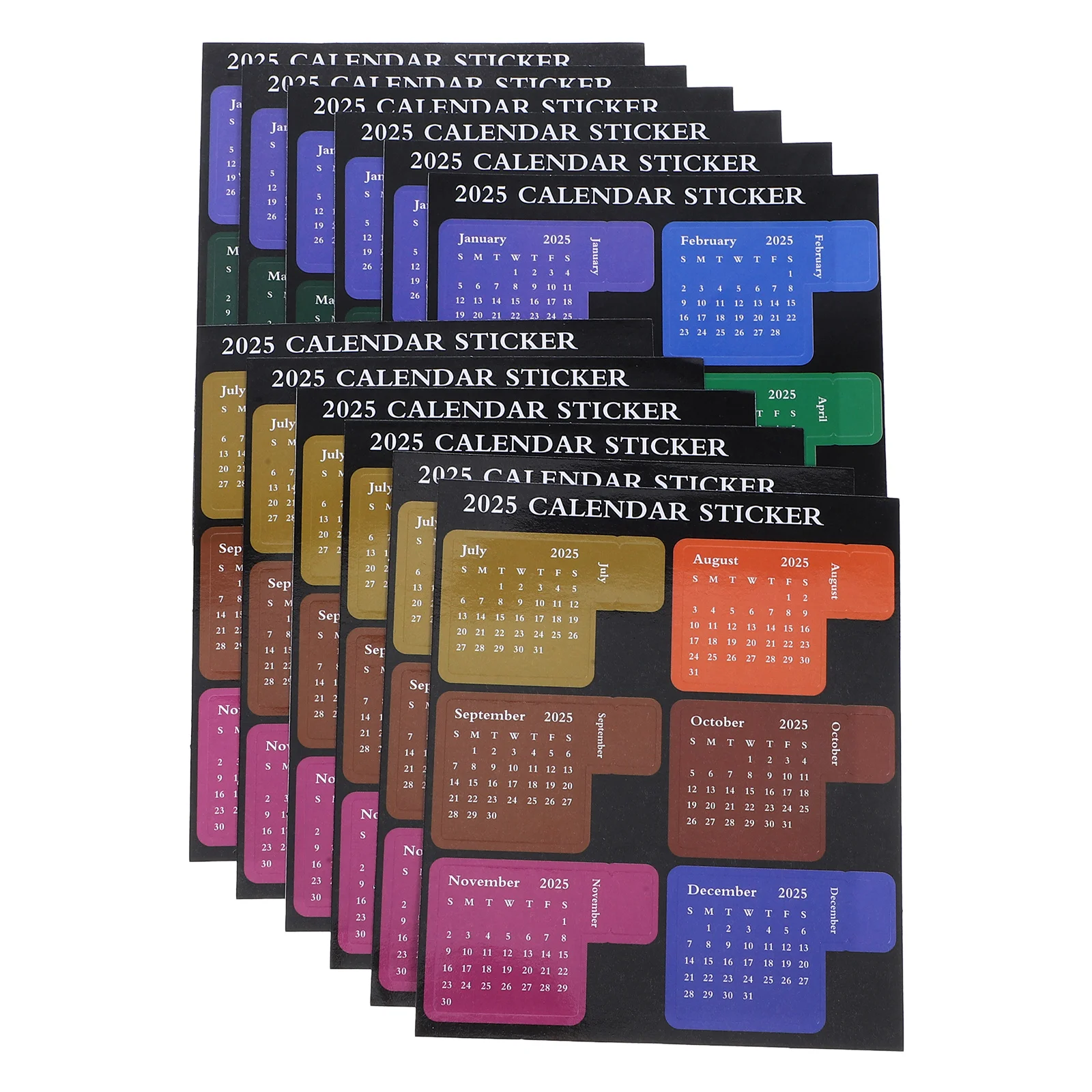 12 листов этикеток-наклейки липкие заметки индексные этикетки для ноутбука