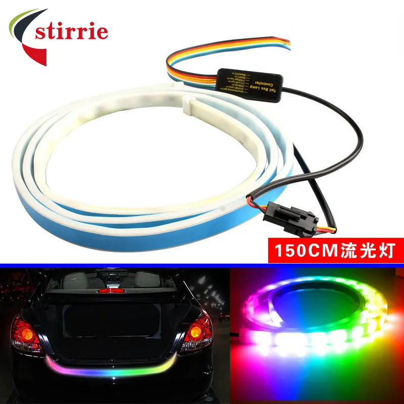 

Car Auto Acessories Streamer Backdrop Trailer Rear Lights Brake Light Led Bulb Tail Lamp Strip Reversing and Automobiles Parts