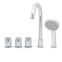 bathtub faucet crane waterfall tap shower bath mixer 2 way diverter control valve brass cold hot waterfall