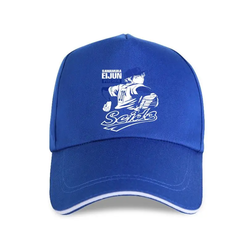 

new cap hat Eijun Sawamura Diamond No Ace Men Cotton Vintage Baseball Sports Manga Baseball Cap Tops Plus Si