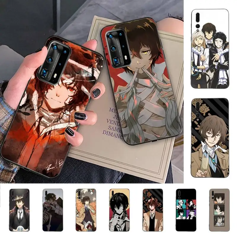 

Japan Anime Bungou Stray Dogs Dazai Osamu Phone Case for Huawei P30 40 20 10 8 9 lite pro plus Psmart2019
