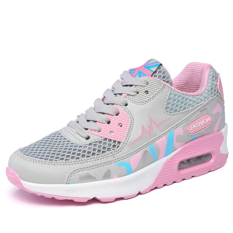 Весенне-летние модные женские повседневные кроссовки с дышащей воздушной сеткой