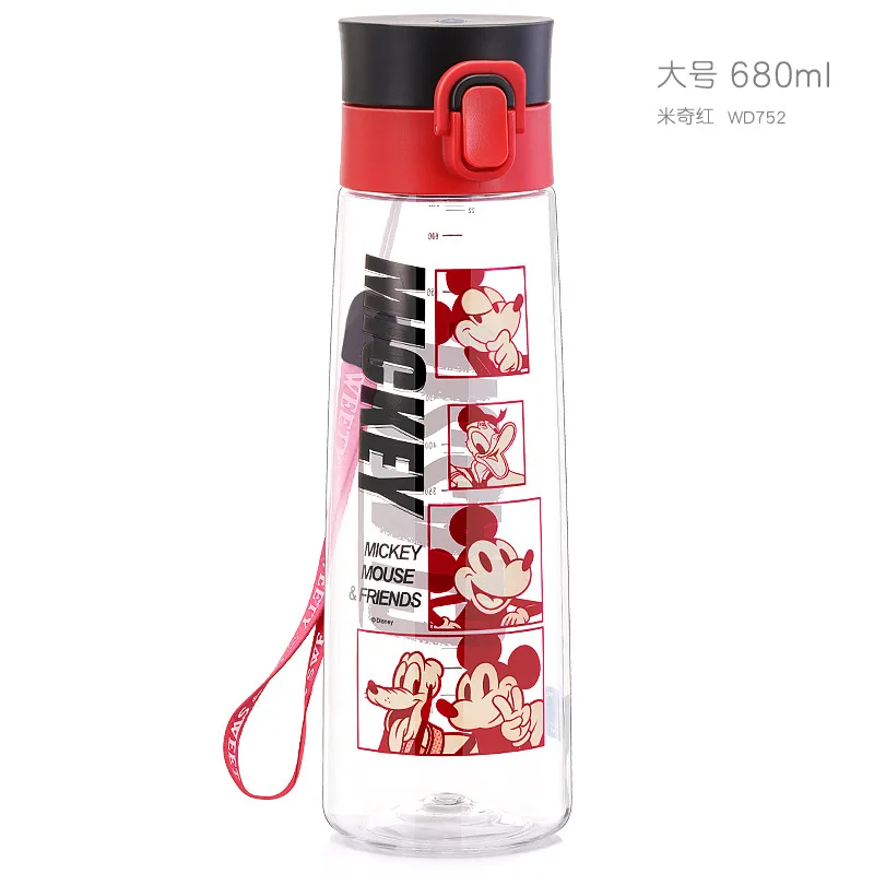 Disney Minnie children's large-capacity  water cup 680ML  water bottle student  direct drinking water bottle