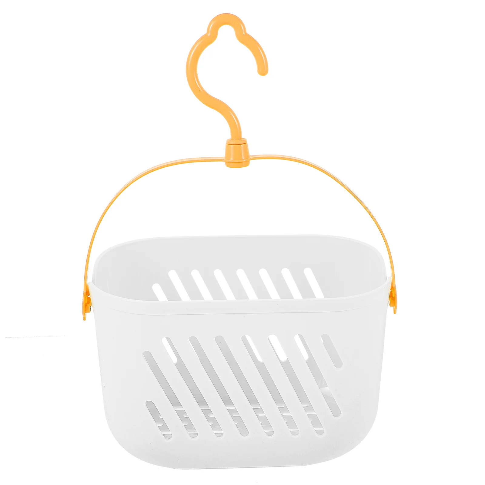 

Bath Toy Storage Organizer Basket Hanging Shower Hooks Drainage Shower Tote Storage Bin Hanging Plastic Storage