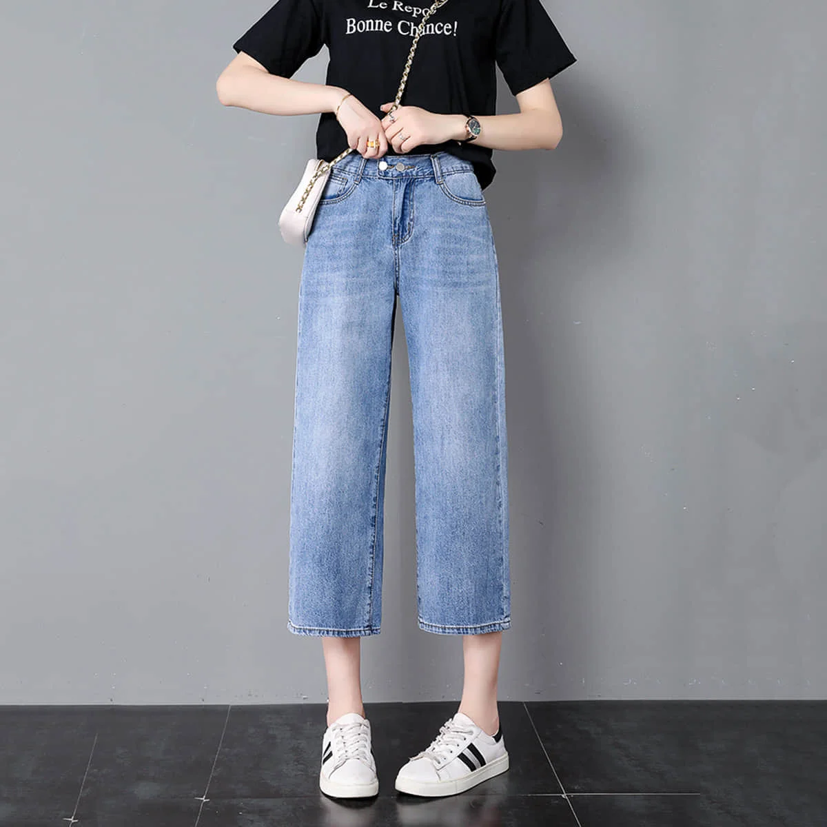 Woman Jeans Luxury Brand Acne Ac Studios Street Fashion Ankle Length Pants High Waist Jeans Lady Fit Jeans  Female Denim