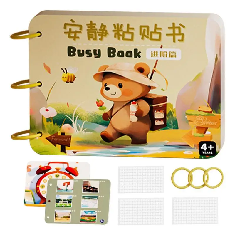 

Montessori Busy Book Kid's Montessori Books Sensory And Busy Educational Toys Kids Travel Toys Christmas Birthday Gift For Fine