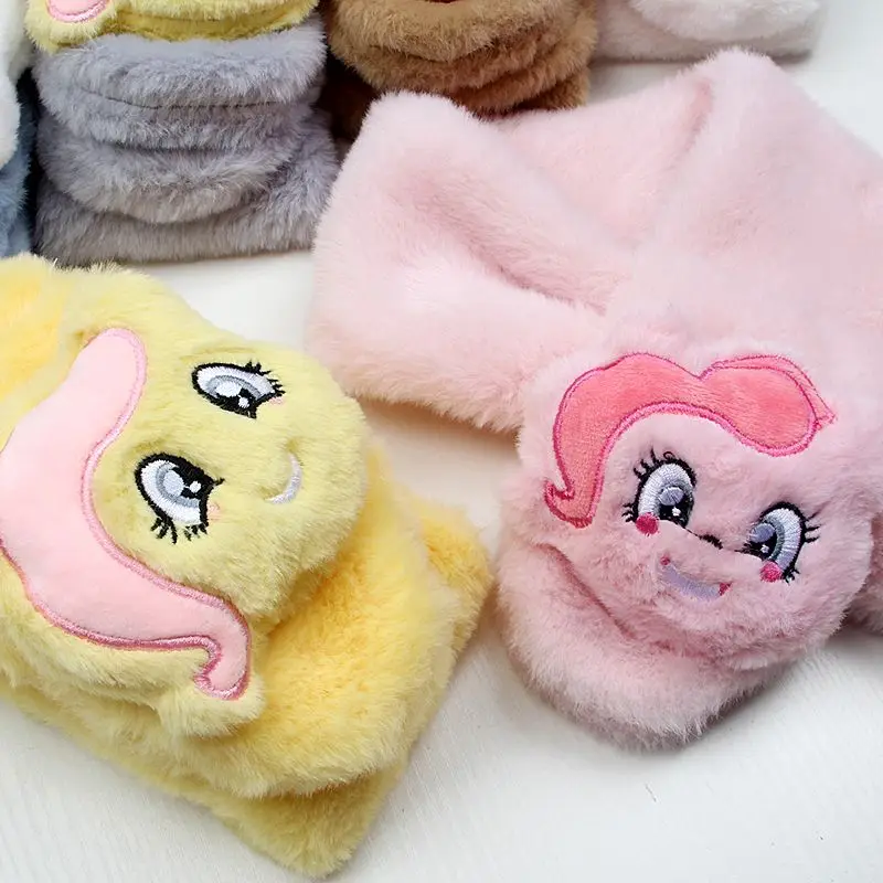 Новый инновационный шарф My Little Pony с героями мультфильмов осенне-зимний милый