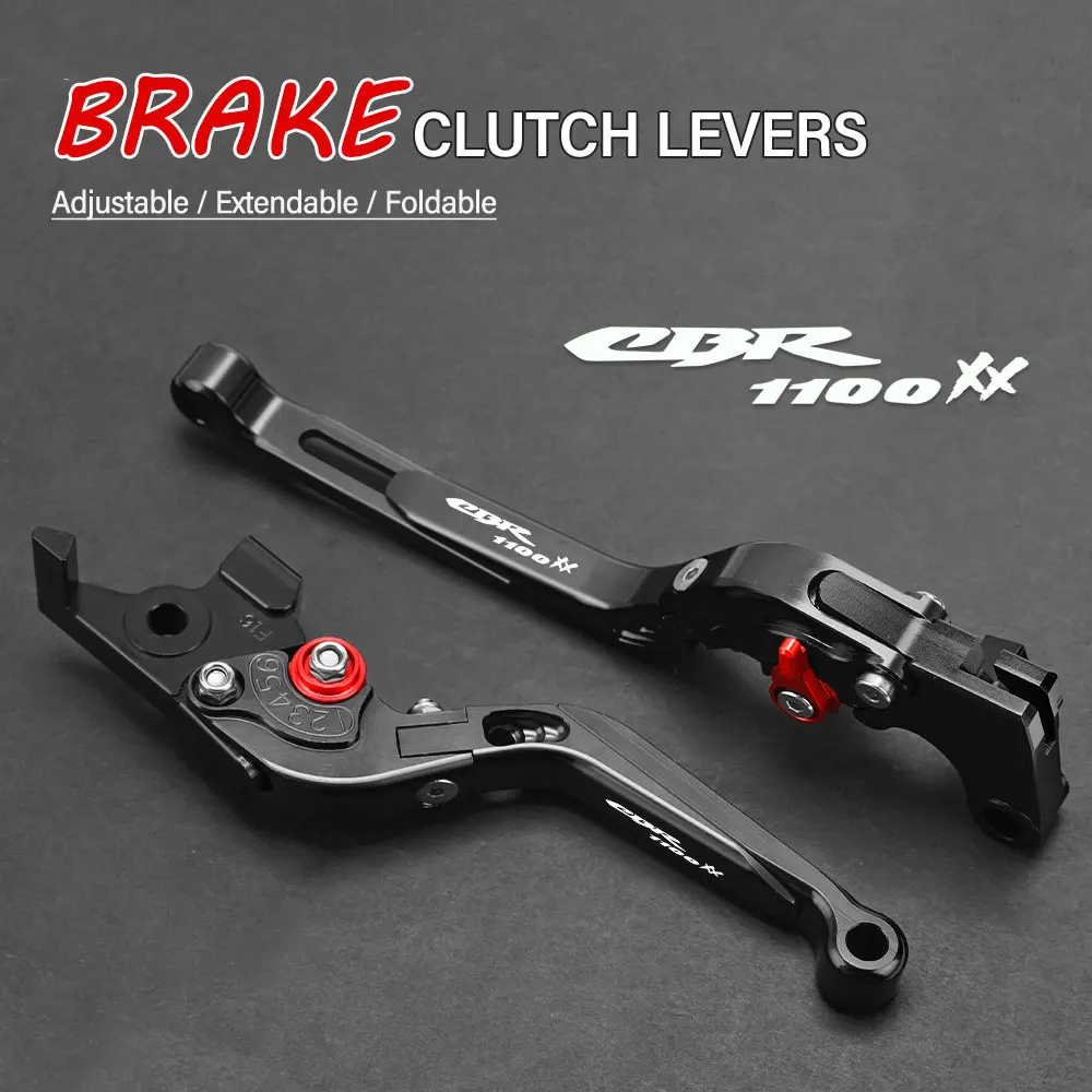 

Motorcycle Brakes Tie Rod Handbrake Brake Clutch Levers FOR Honda CBR 1100 XX CBR1100XX 1997-2007 Adjustable Extendable Folding