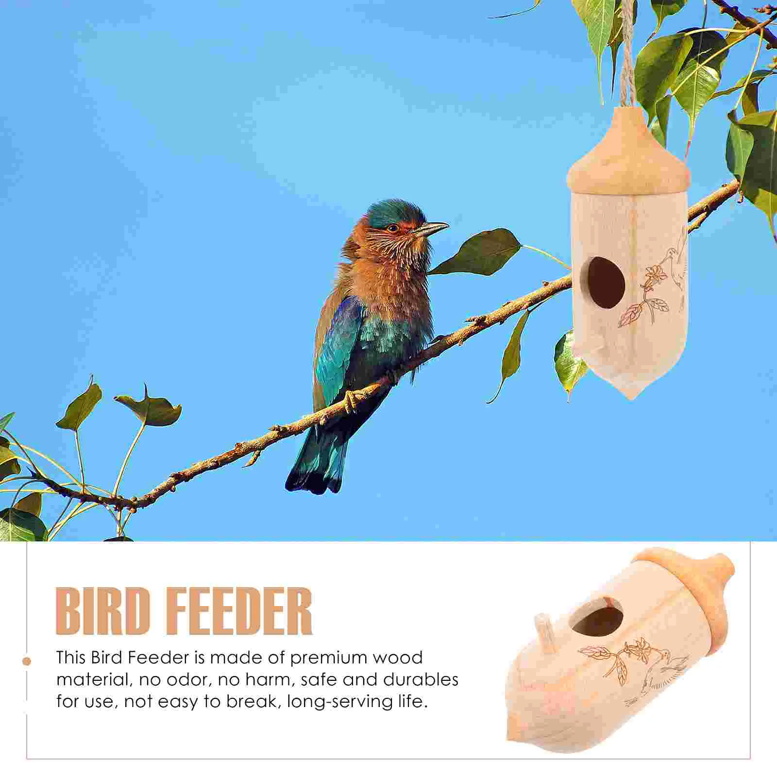 Корм кормушки для птиц деревянные домики колибри наружного гнездования