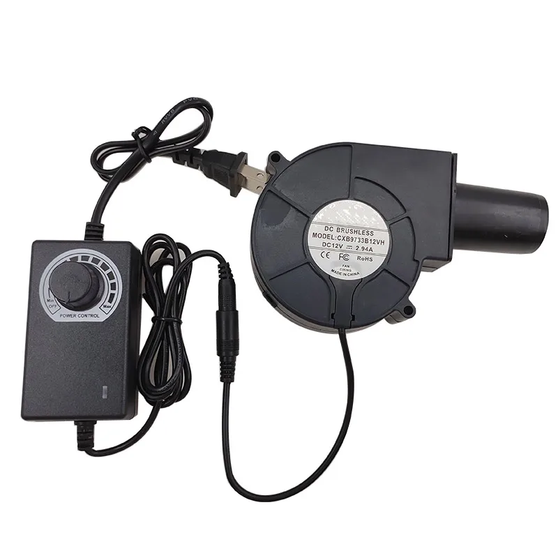 Вентилятор 9733 12 В постоянного тока с капюшоном усилением громкости