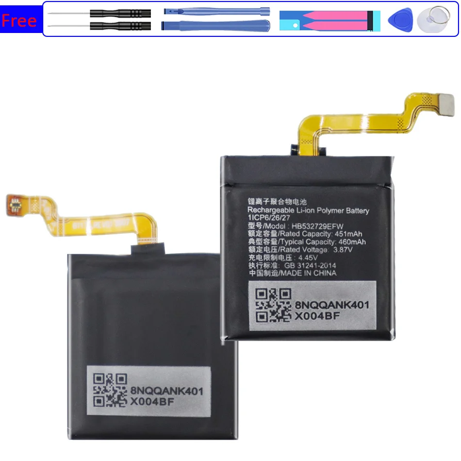 

Watch Battery HB532729EFW 460mAh for Huawei GT2 Pro GT2Pro Bateira