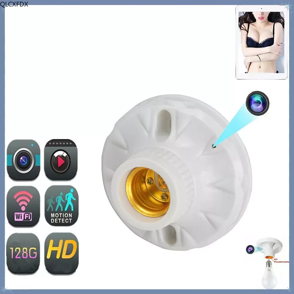 

Умный дом Wi-Fi камера e27 лампочка безопасности телефон ночное видение Обнаружение движения тела камера Экшн-камера espia