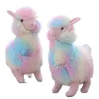 Взрывная мультяшная Милая красочная овечка, альпака, кукла, подушка, кукла, плюшевая игрушка, креативный подарок, модное высококачественное украшение для детской куклы сделай сам