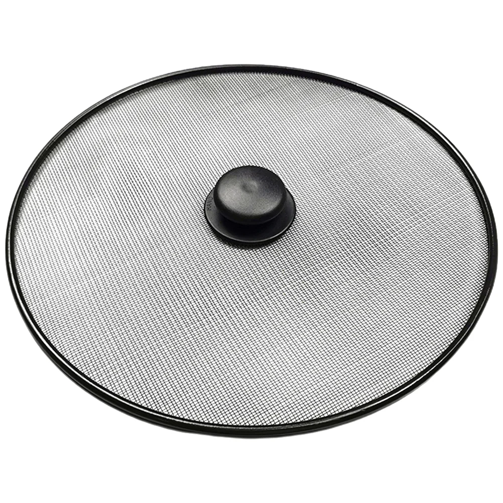 

Frying Pan Stainless Steel Splash Screen Cooking Splatter Proof Cover Grease Guard Stove Top Oil Pans