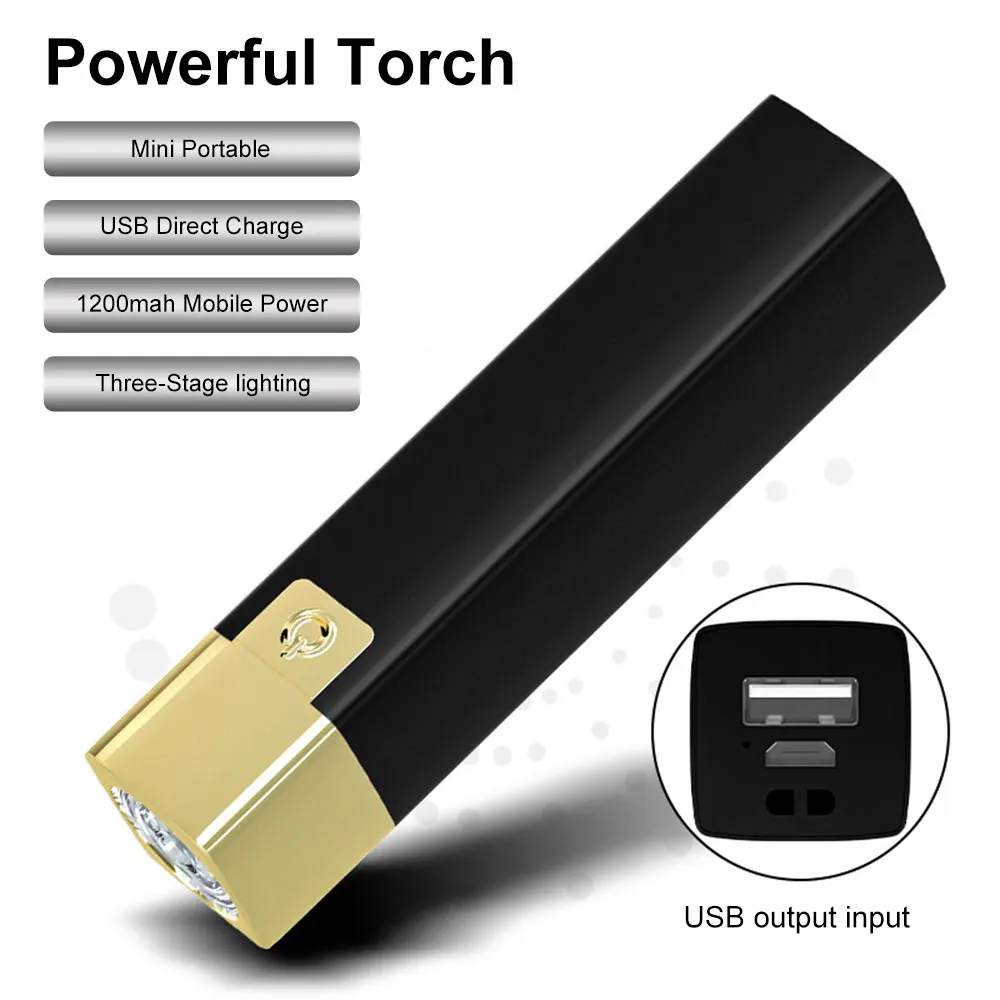 

Мощсветильник Бытовая мини-вспышка с USB-портом для зарядки