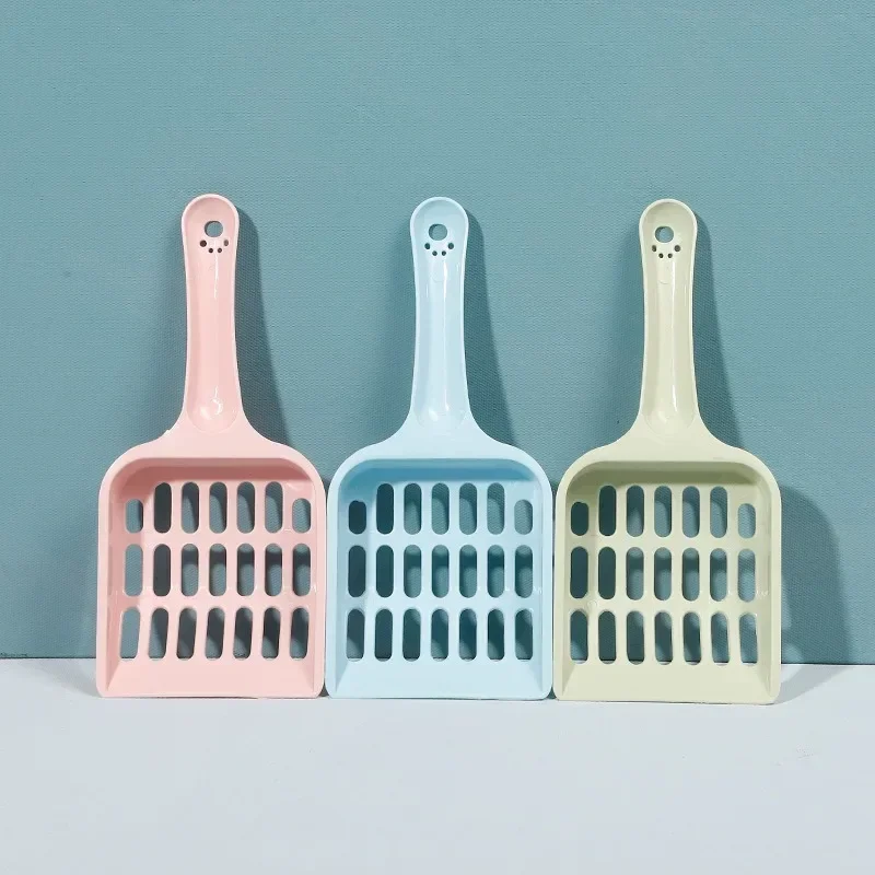 xgnvpy Совок для туалета ярких цветов с вырезом из сетки чистки домашних животных