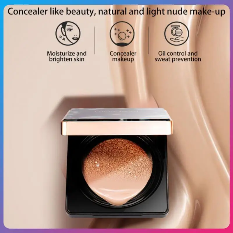 

ColourDiary Small Face Foundation Pearl Air Cushion CC Cream Concealer Cream Moisturizing Waterproof Face Makeup TSLM2