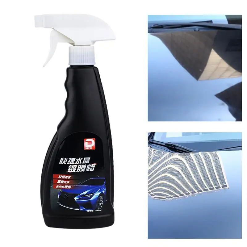 Ceramic Car Coating Nano For Paint Care 3 In 1 Crystal Wax Spray Hydrophobic Polymer Detail Protection Maximum Gloss Shine