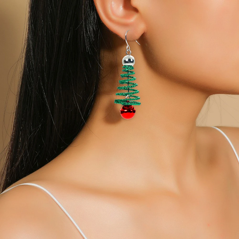 

New Trendy Statement Christmas Tree Earrings For Women Santa Claus Snowman Drop Earrings Jewelry Girls Christmas Gifts Wholesale