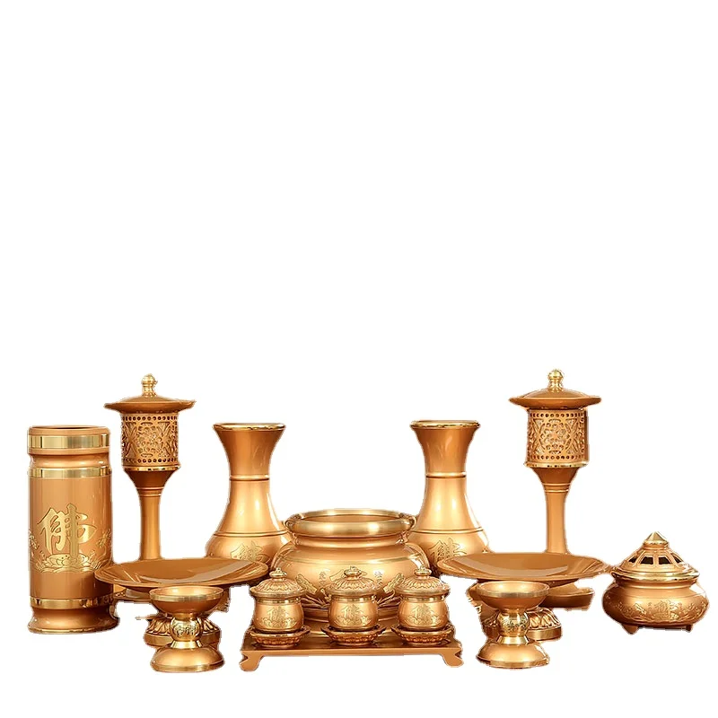 Household Indoor for Fruit Plate Holy Grail Oil Lamp Candlestick Vase Incense Tube Buddha Utensils All Products Decoration