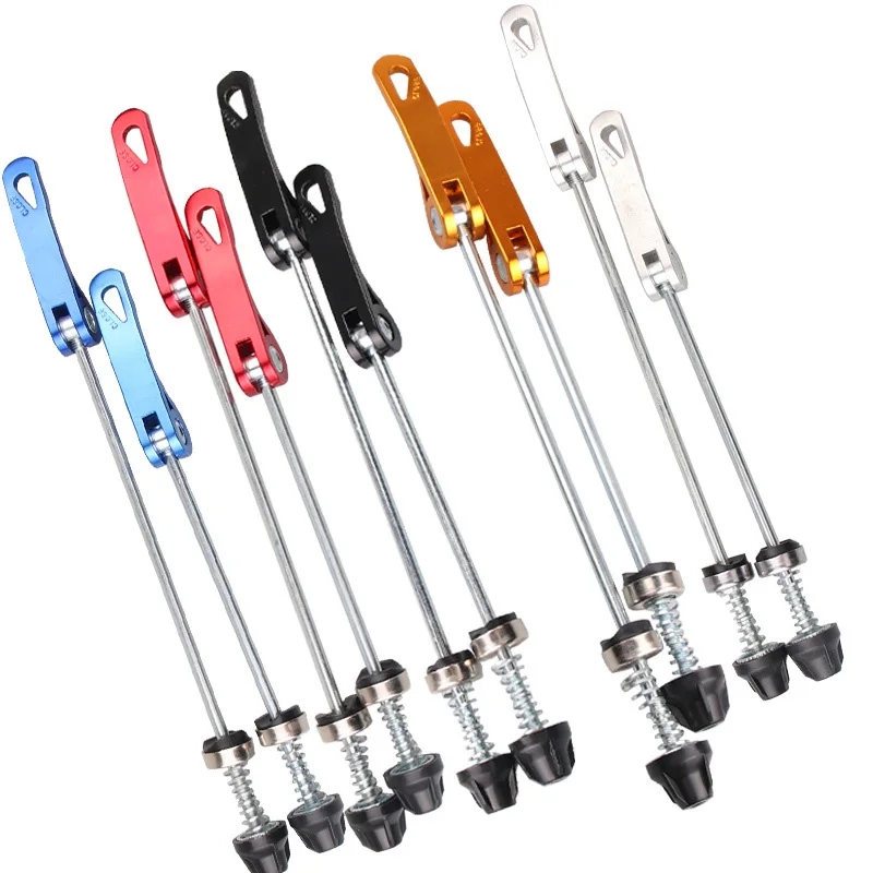 

2Pcs Ultralight Bicycle Quick Release Wheel Hub Skewers Front Rear Axle Lever MTB Mountain Road Cycling Bike Tool Aluminum Alloy