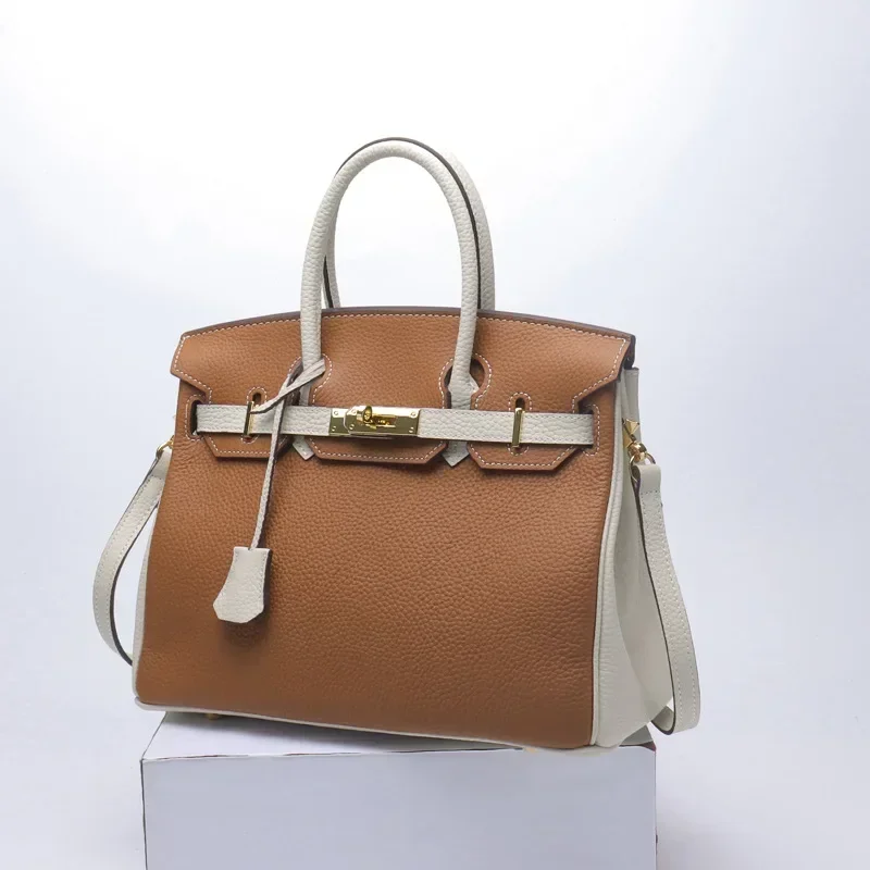 Весна 2021 новая модная кожаная сумка первого слоя из воловьей кожи вместительная