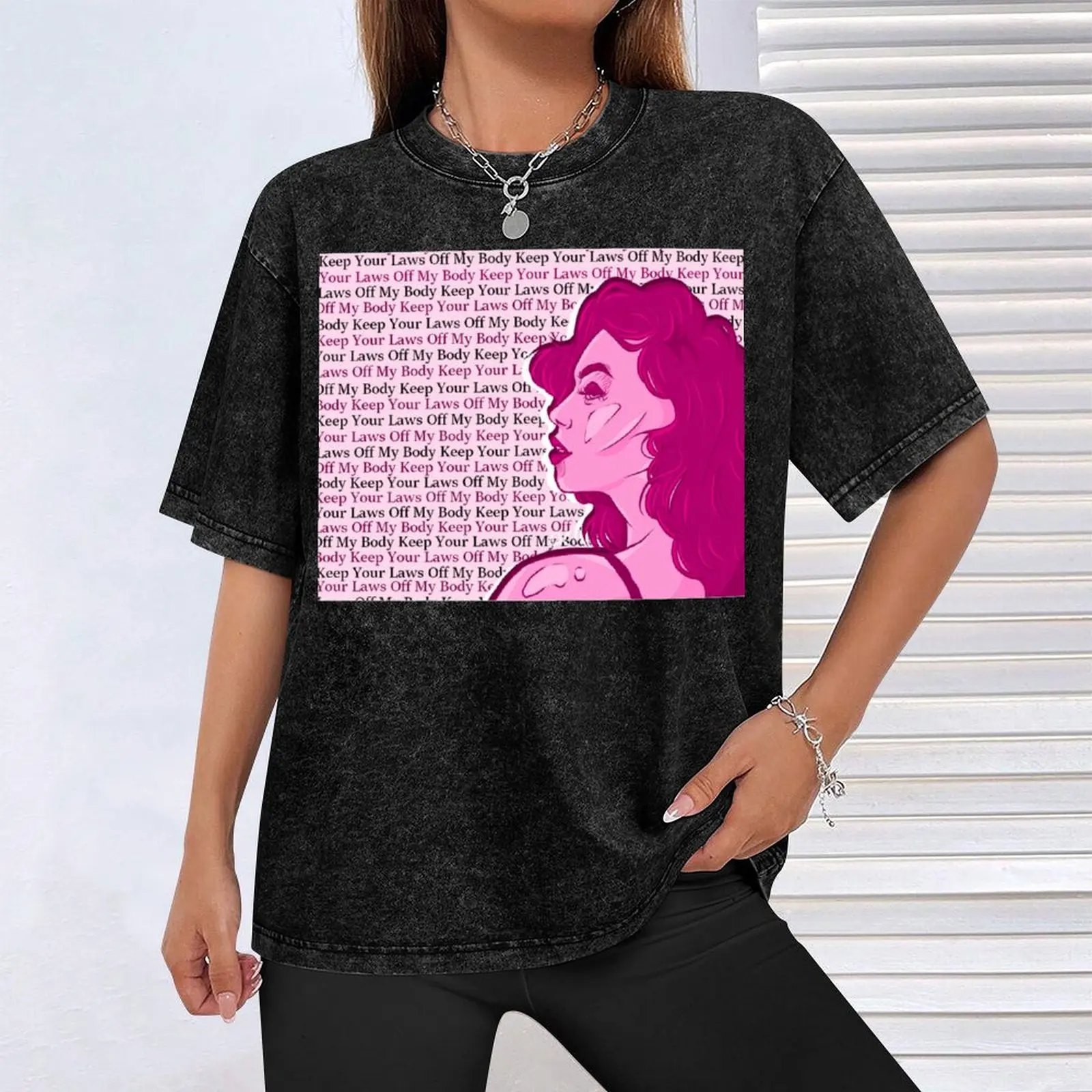 Футболка Laws Off MY Body футболка большого размера с рисунком одежда больших размеров