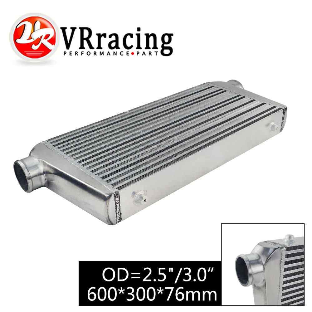 

VR - 600*300*76mmUniversal Turbo Intercooler bar&plate OD=2.5"/3.0"Front Mount intercooler VR-IN816-25