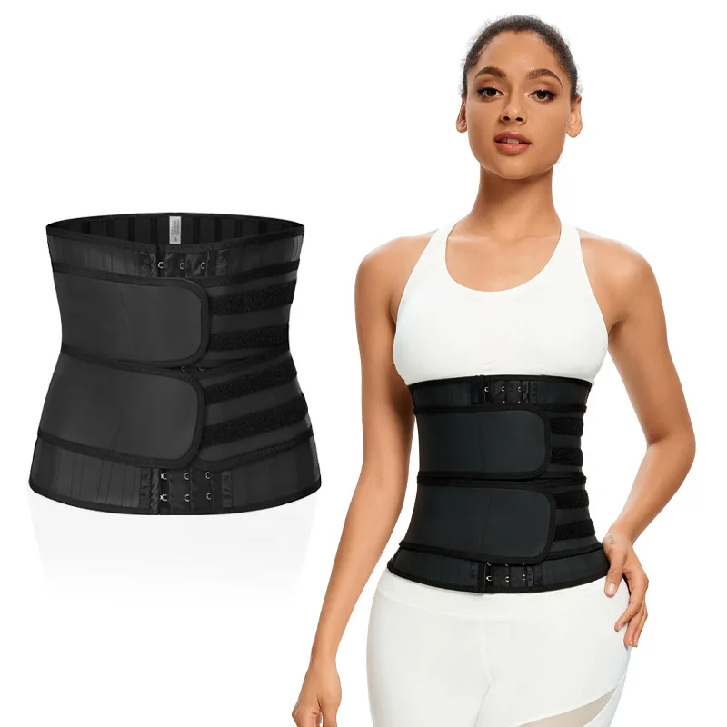 

2022 New Women Latex Waist Trainer Fitness Slim Belt Girdle Shapewear Modeling Strap Body Shaper Belly Plus Waist Cincher Corset