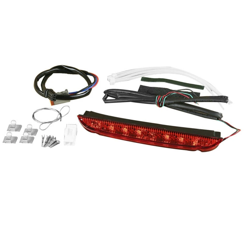 

Motorcycle Pack Luggage Rack LED Brake Light Components For Touring Road King Electra Glide Road Glide 1993-2013
