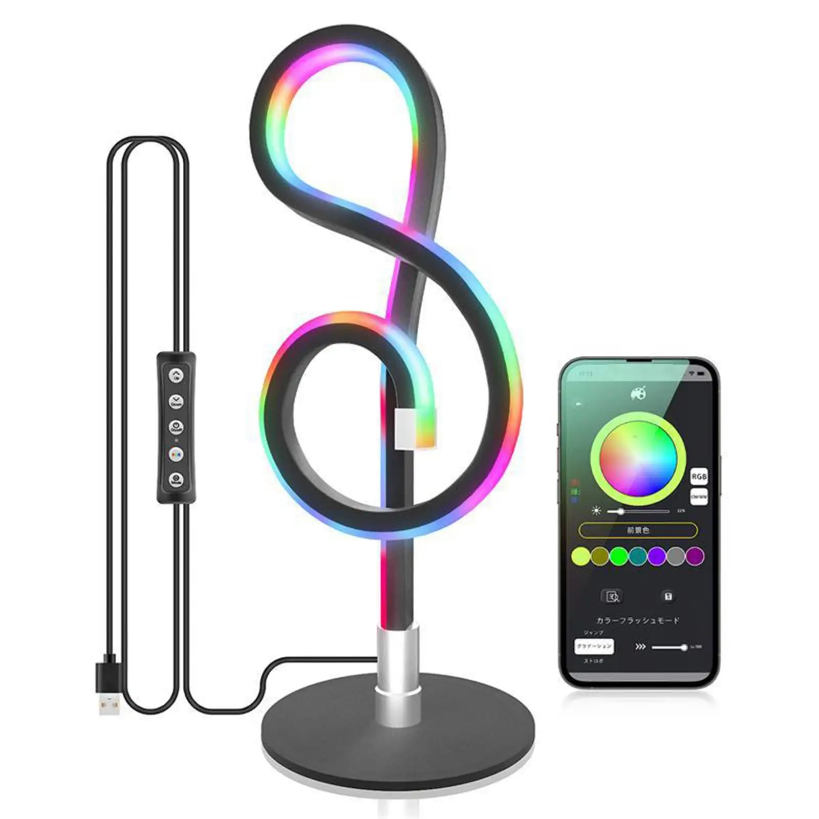 

RGB-подсветка для настольного компьютера, управление через Bluetooth