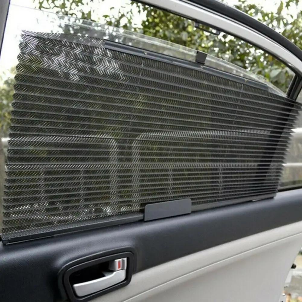 

Car Curtains Side Window Sunshade Retractable Curtain Summer Uv Accessory Parts Privacy Exterior Auto Universal K7m0