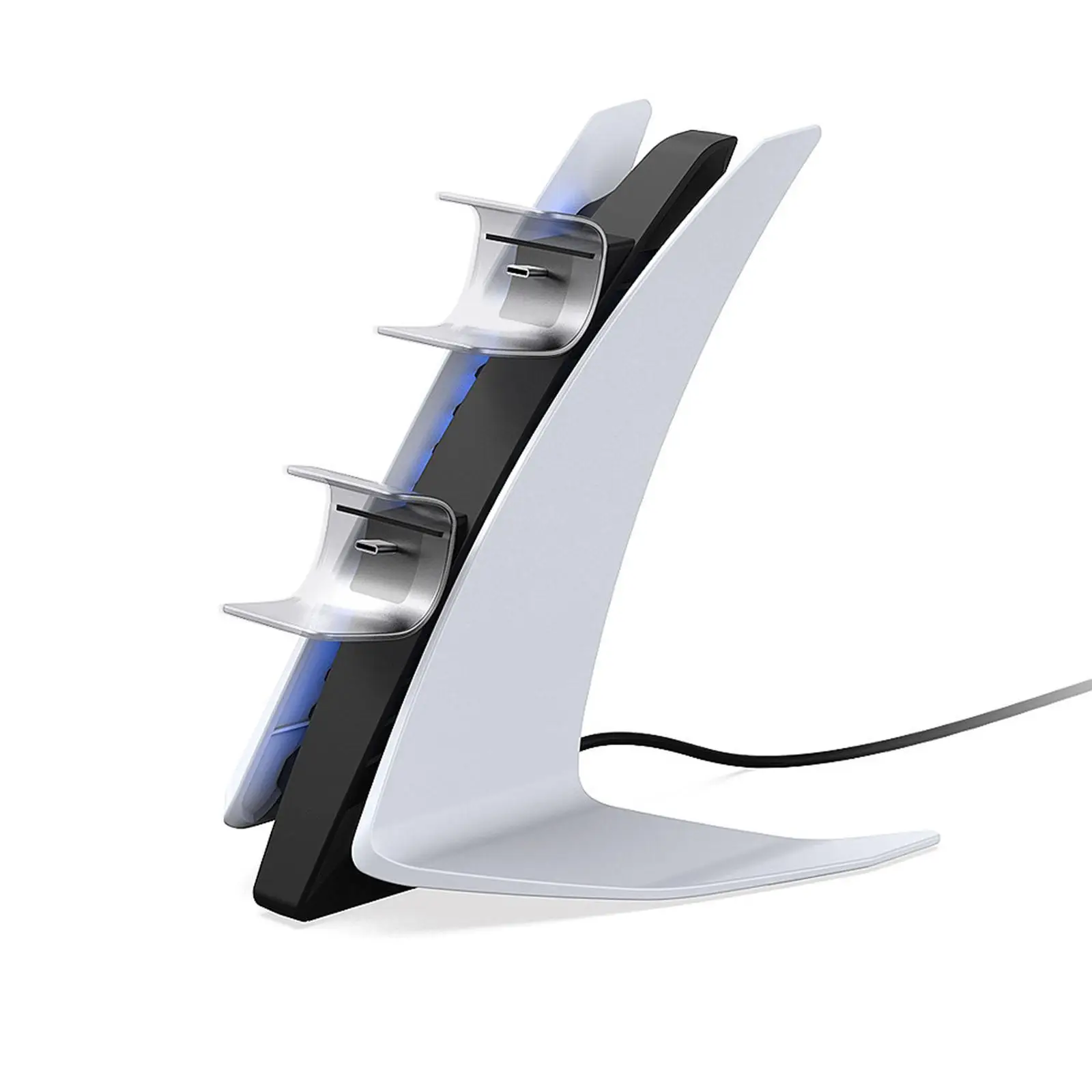

Portable Charging Dock Station for PS5 Durable Storage Base with LED Indicator Controller Charger for Gamepad Controller