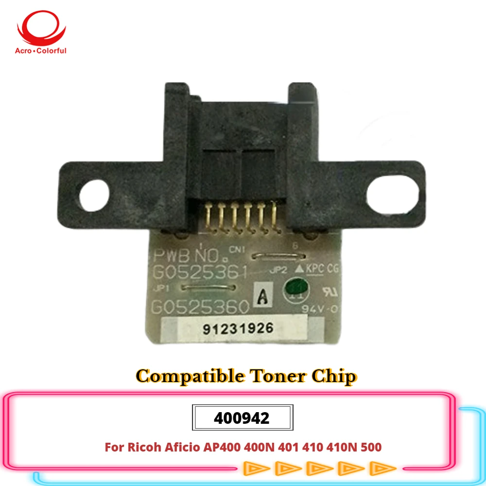 

15K 400942 чип сброса тонера для Ricoh Aficio AP400 AP400N AP401 AP410 AP410N AP500 для лазерного принтера копировальной машины картридж