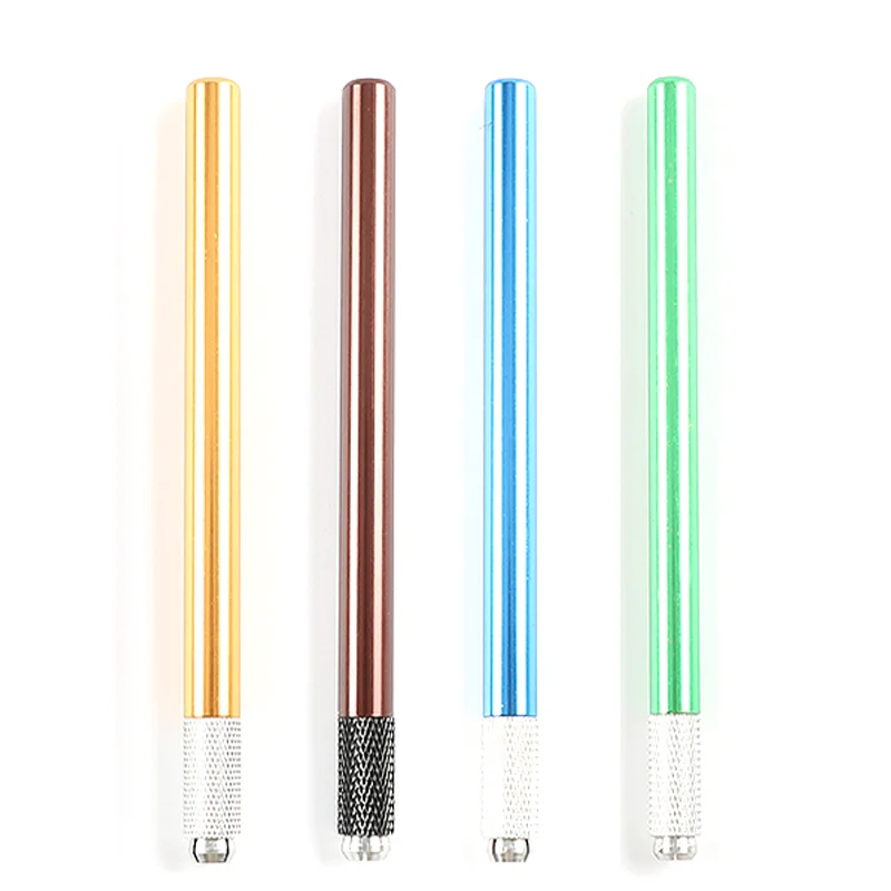 1 шт. тату-ручка с микро-краем двусторонний инструмент для татуажа бровей 0 35x4 8