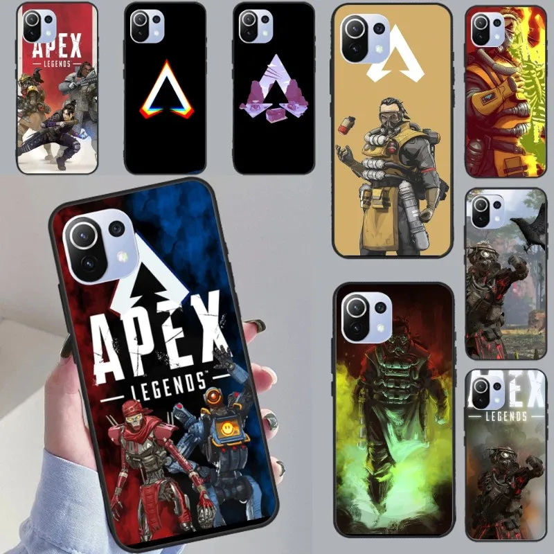 

Чехол для телефона APEX Game для Xiaomi Mi 12 11T 10T 9T Lite Pro Ultra MIX 3 2S Note 10, мягкий черный чехол для телефона