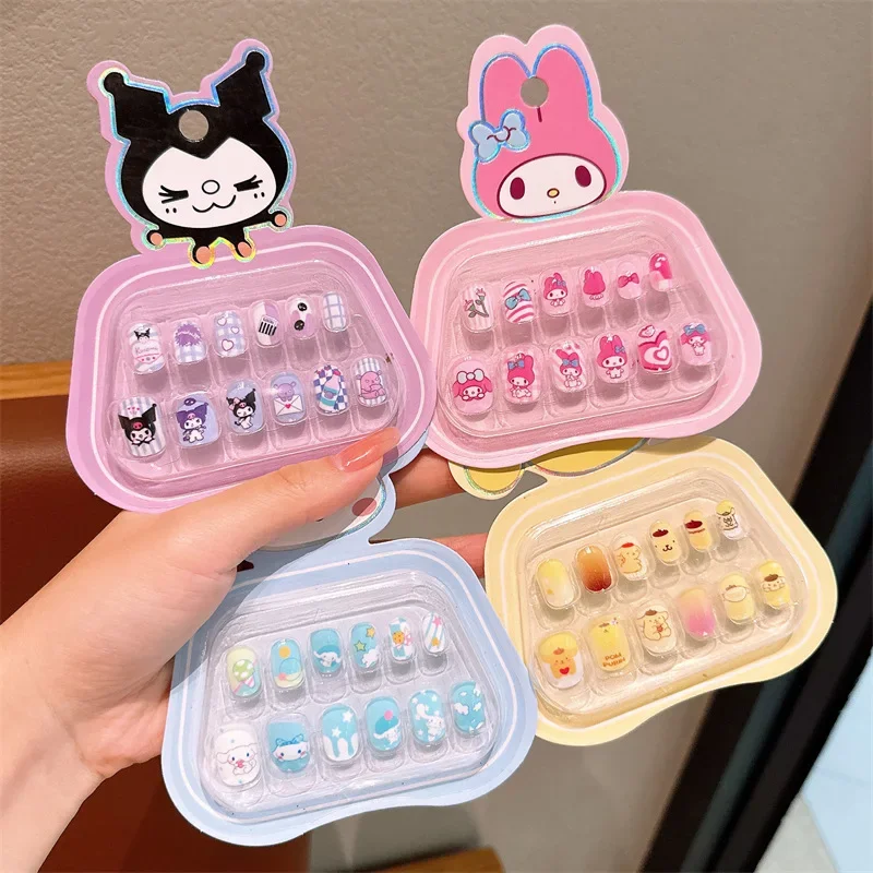 Hello Kitty Kawaii MINISO Ins модная детская мягкая накладная нашивка для ногтей милая моя