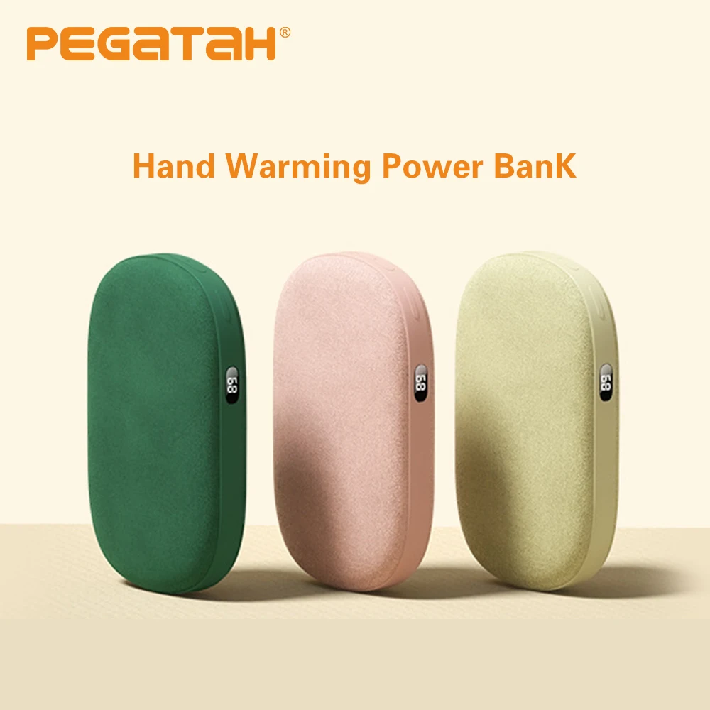 

Hand Warmer Rechargeable Velvet Hand Warmer Mobile Power Bank 10000mAh Electric Portable Pocket Heater USB Mini Calentador