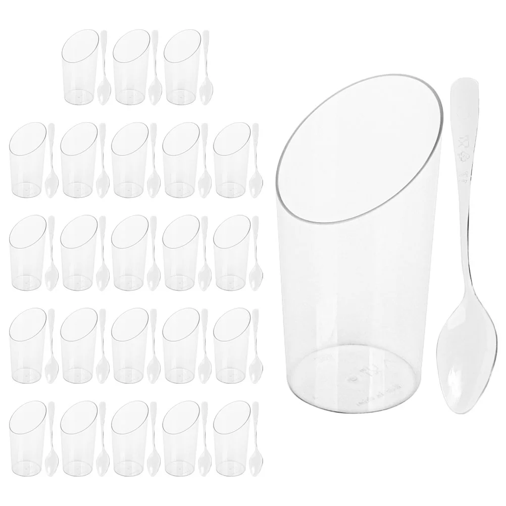 

24 Sets Serving Treat Cups Mousse Cup for Restaurant Home Gathering Party