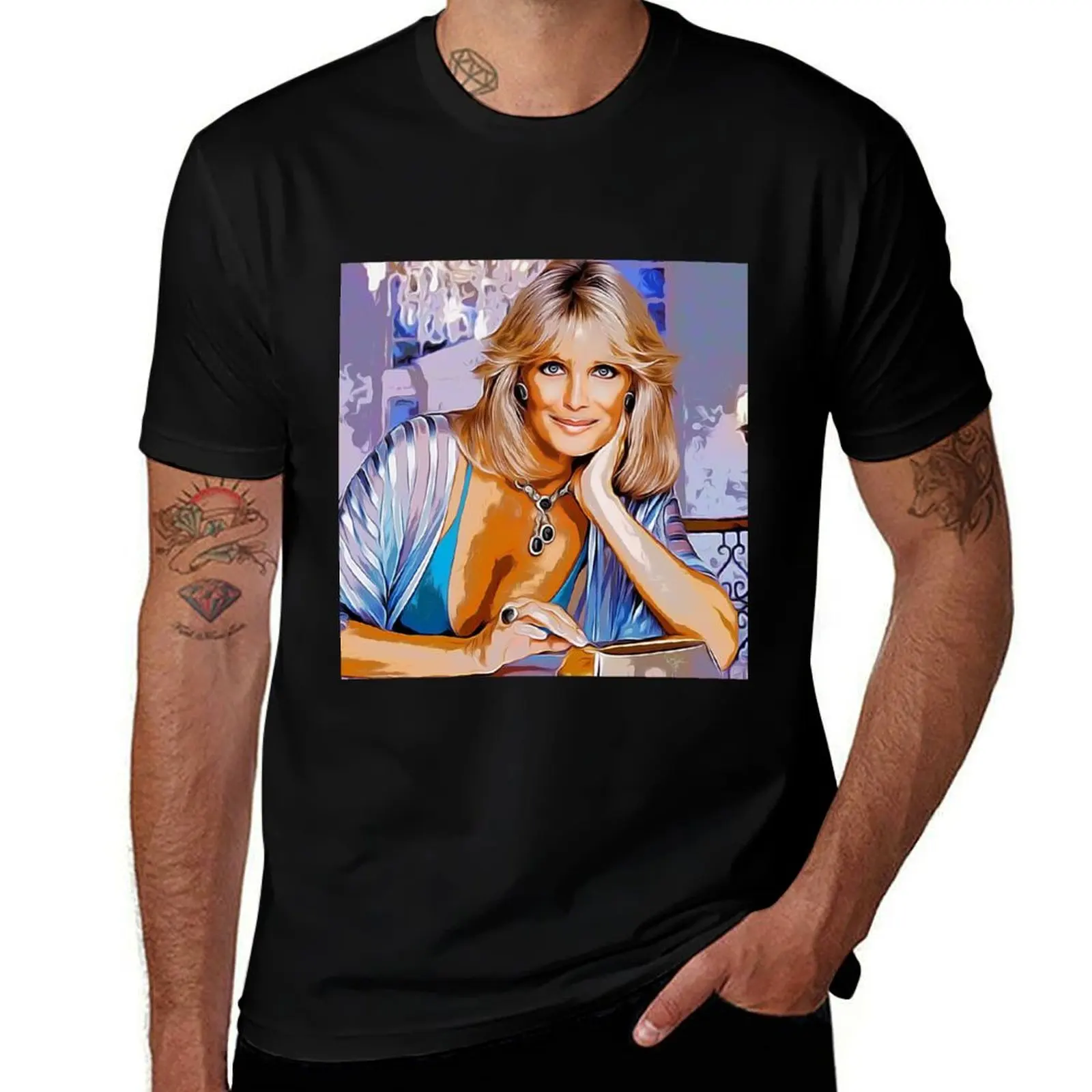 Фото KRYSTLE CARRINGTON - DYNASTY T-Shirt t shirts for man graphic tees funny t shirts cotton t shirt man casual T-Shirt №1