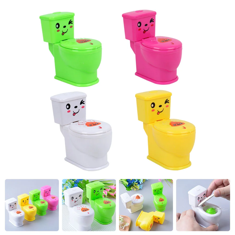 

Tricky Toilet Toy Funny Present Prop Joke Party Mini Prank Water Squirting Closestool The Gift