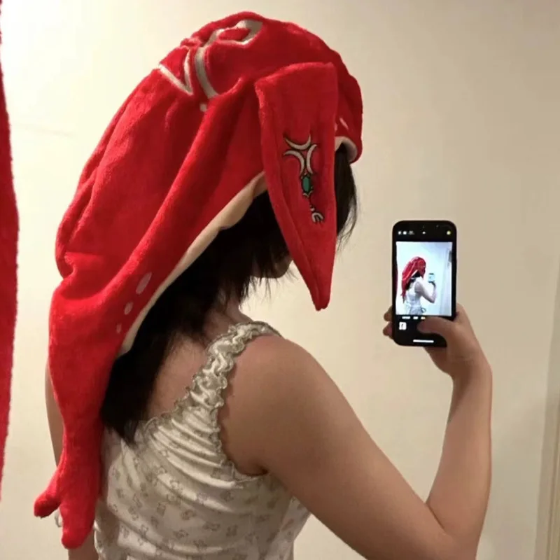 Zeldaed Game Mıcı Hat Унисекс Шапки для сухих волос Кристалл Бархаты Мультфильм Милый