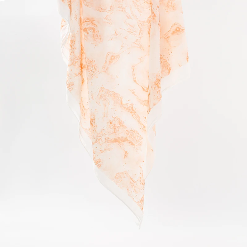 Новинка 2024 шифоновая шаль с рисунком чернилами модные женские шарфы женский