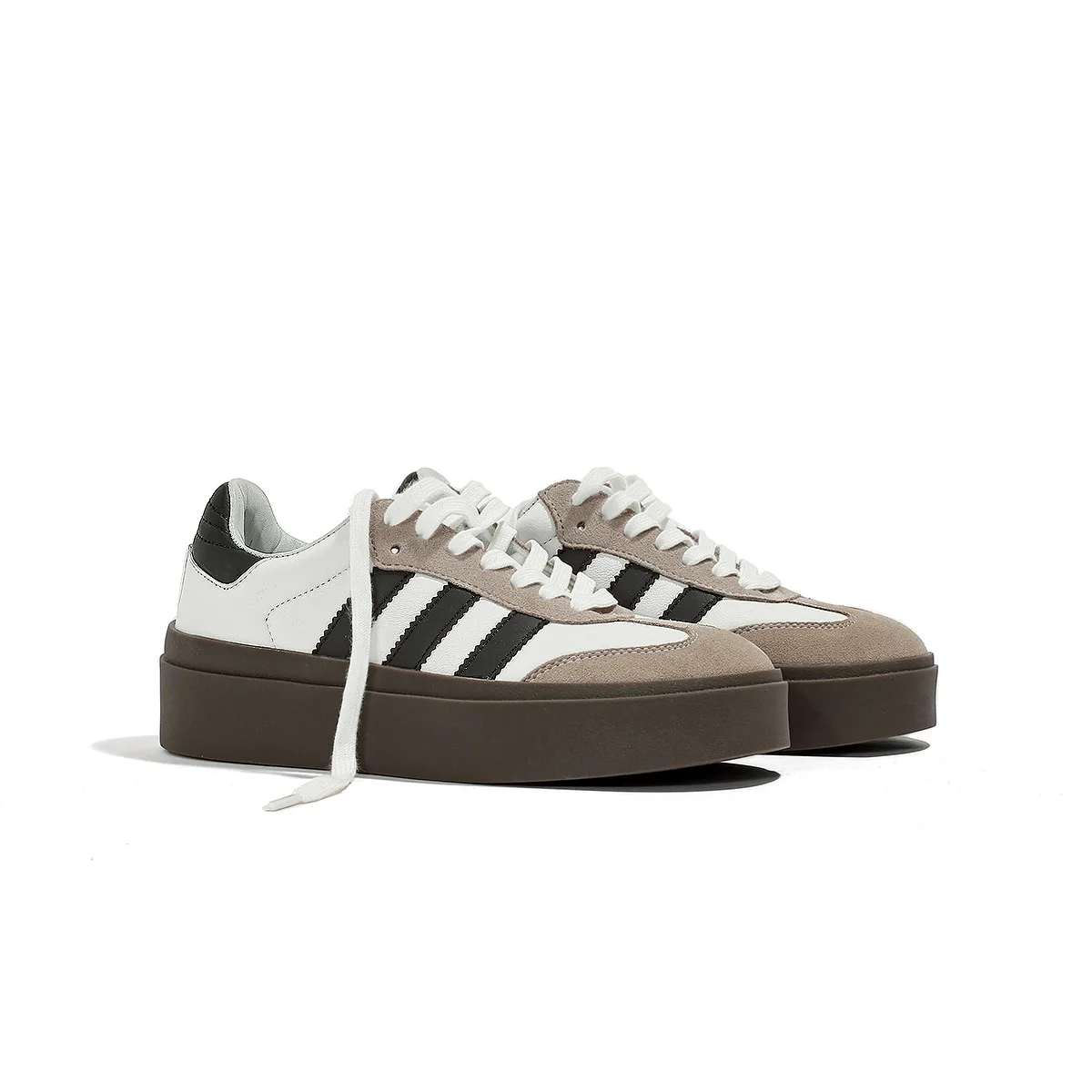 Туфли тренировочные женские толстая подошва Воловья кожа первый слой