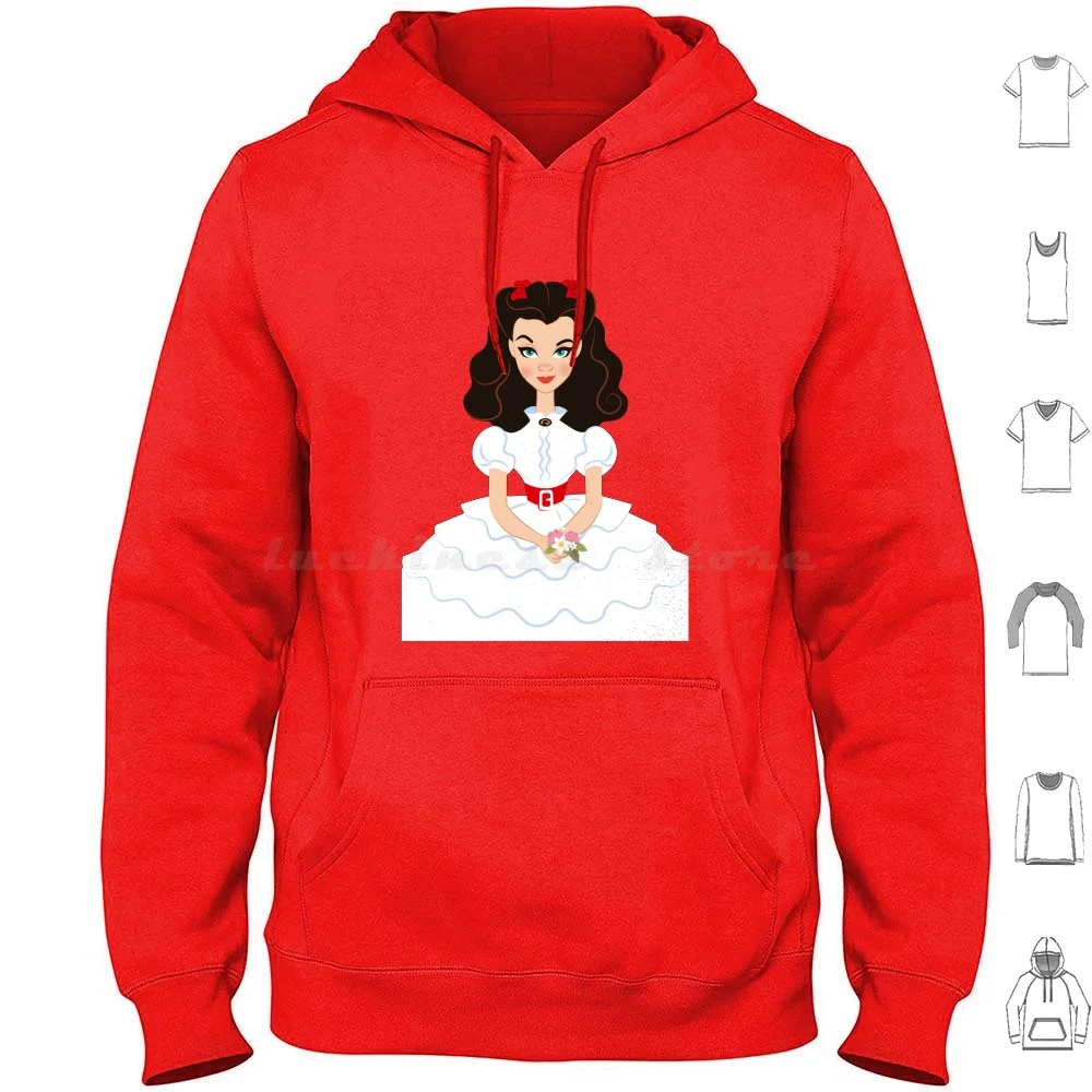 

Женское хлопковое платье с капюшоном, белое платье с длинным рукавом, с мультяшным принтом